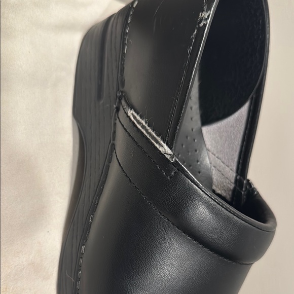 Dansko Black Clogs with Supportive Platform Sole - Picture 9 of 10